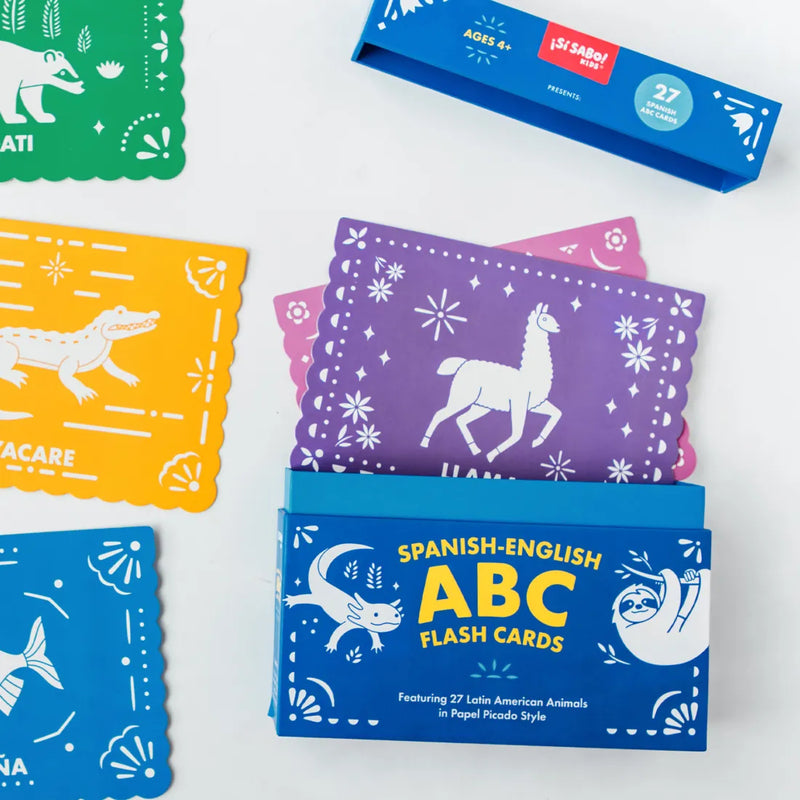 Spanish-English ABC Flash Cards US - Cards