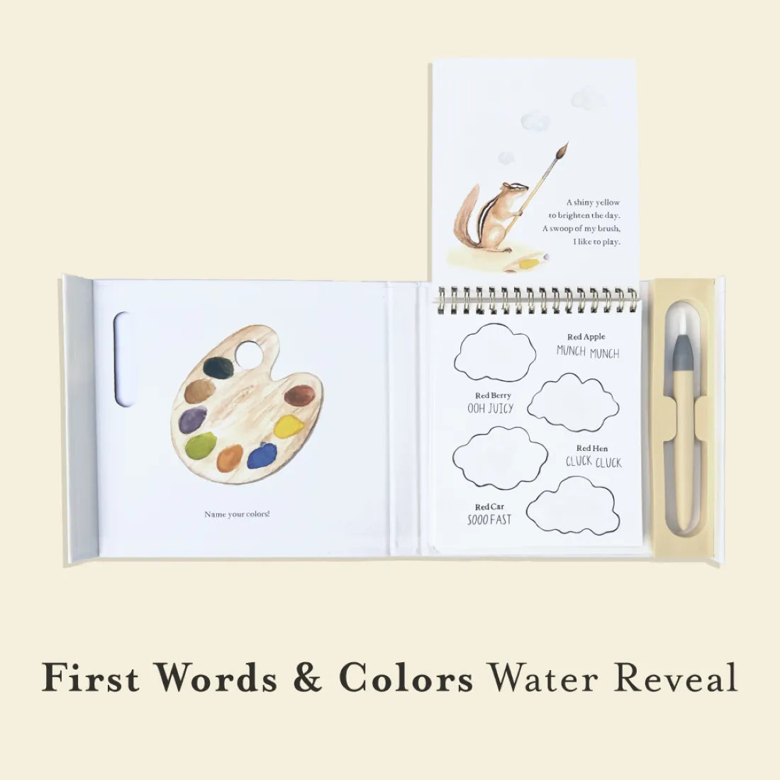 Wishy Washy (Water Reveal Edition) US - Spiral bound