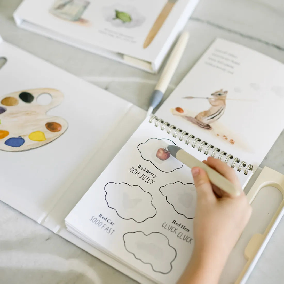 Wishy Washy (Water Reveal Edition) US - Spiral bound