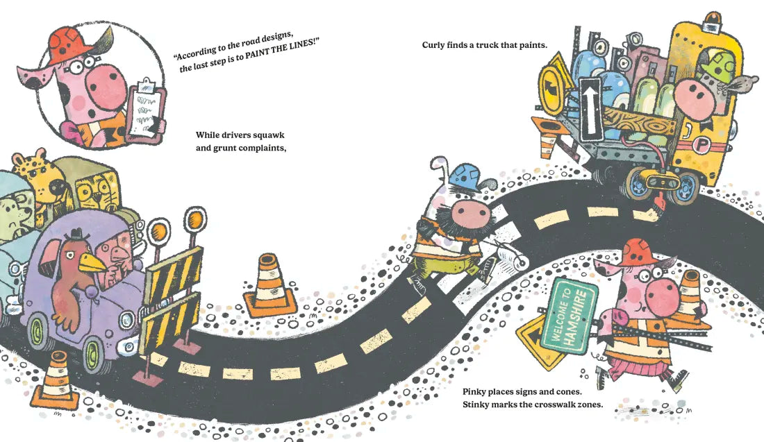 Pigs Dig a Road US - Hardback