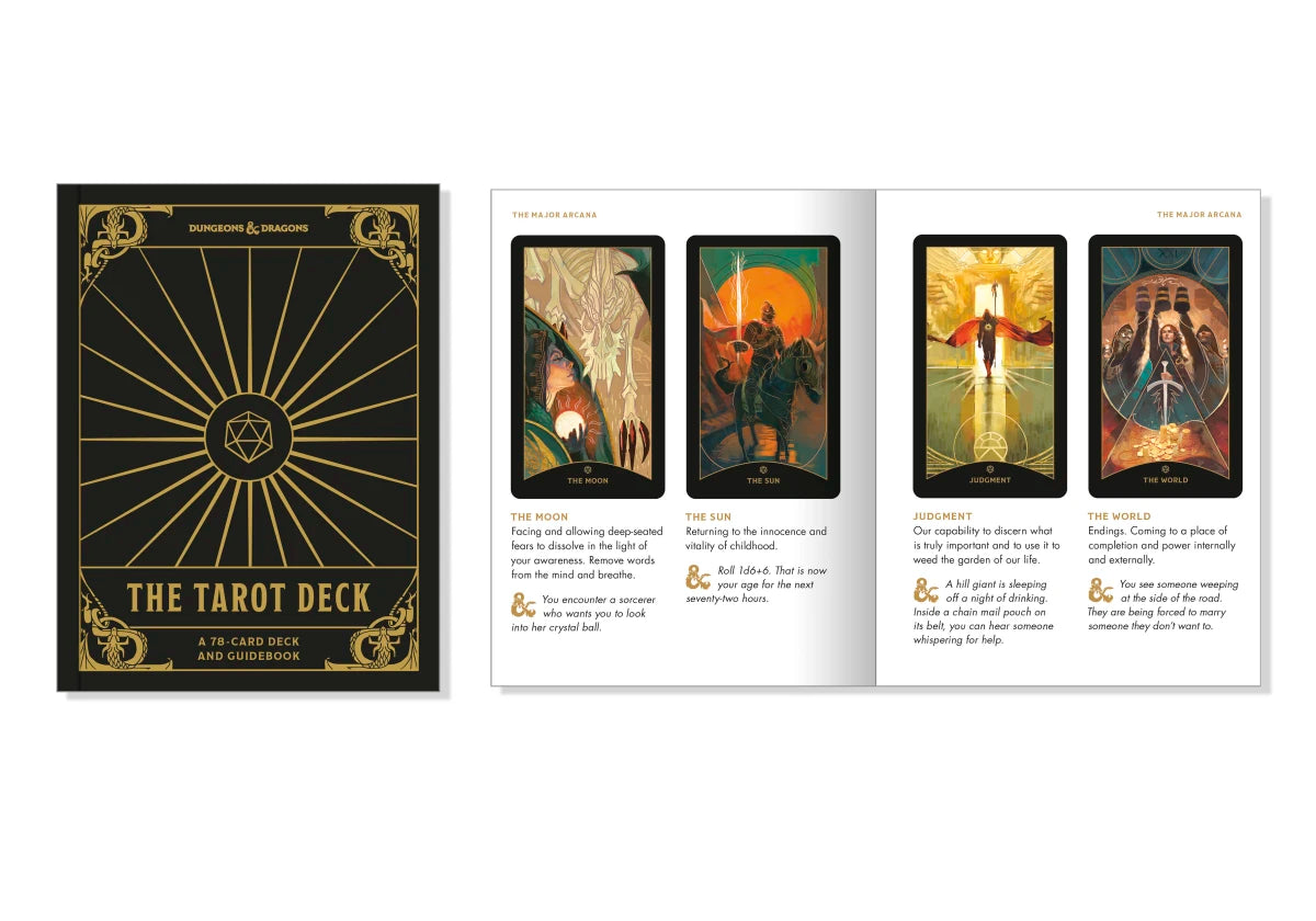 The Dungeons & Dragons Tarot Deck US - Cards