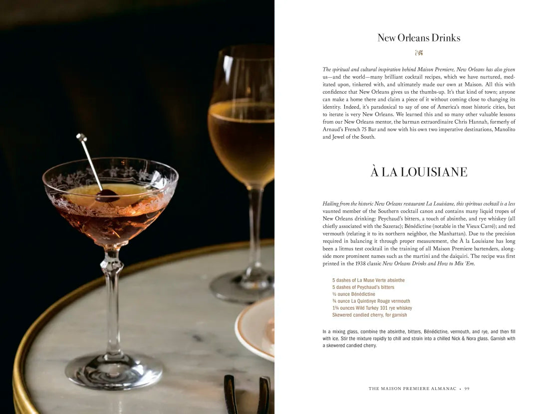 The Maison Premiere Almanac US - Hardback