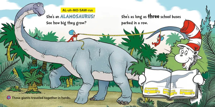 Dr. Seuss Discovers: Dinosaurs US - Board book