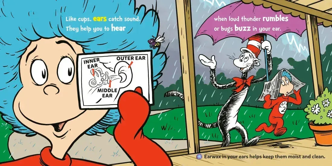 Dr. Seuss Discovers: The Human Body US - Board book