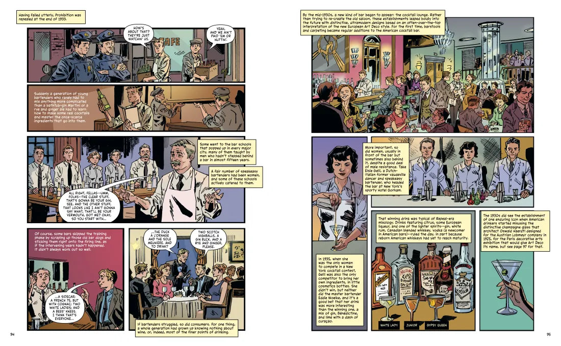 The Comic Book History of the Cocktail US - Hardback