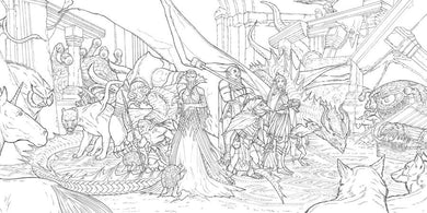 The Dungeons & Dragons Coloring Book US - Paperback / softback