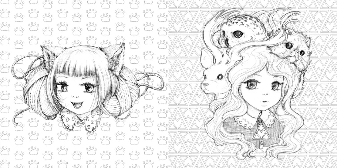 Pop Manga Beauties and Beasties Coloring Book US - Paperback / softback