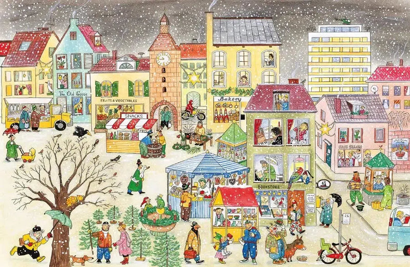 All Around Bustletown: Winter (Rotraut Susanne Berner)