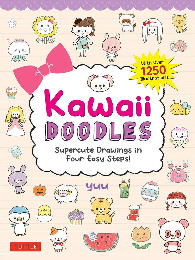 Kawaii Doodles: Supercute Drawings in Four Easy Steps (Yuu)-Children’s / Teenage general interest: Hobbies/ quizzes/ toys and games-買書書 BuyBookBook