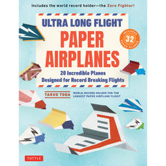 Ultra Long Flight Paper Airplanes cover (ISBN 9784805318744)