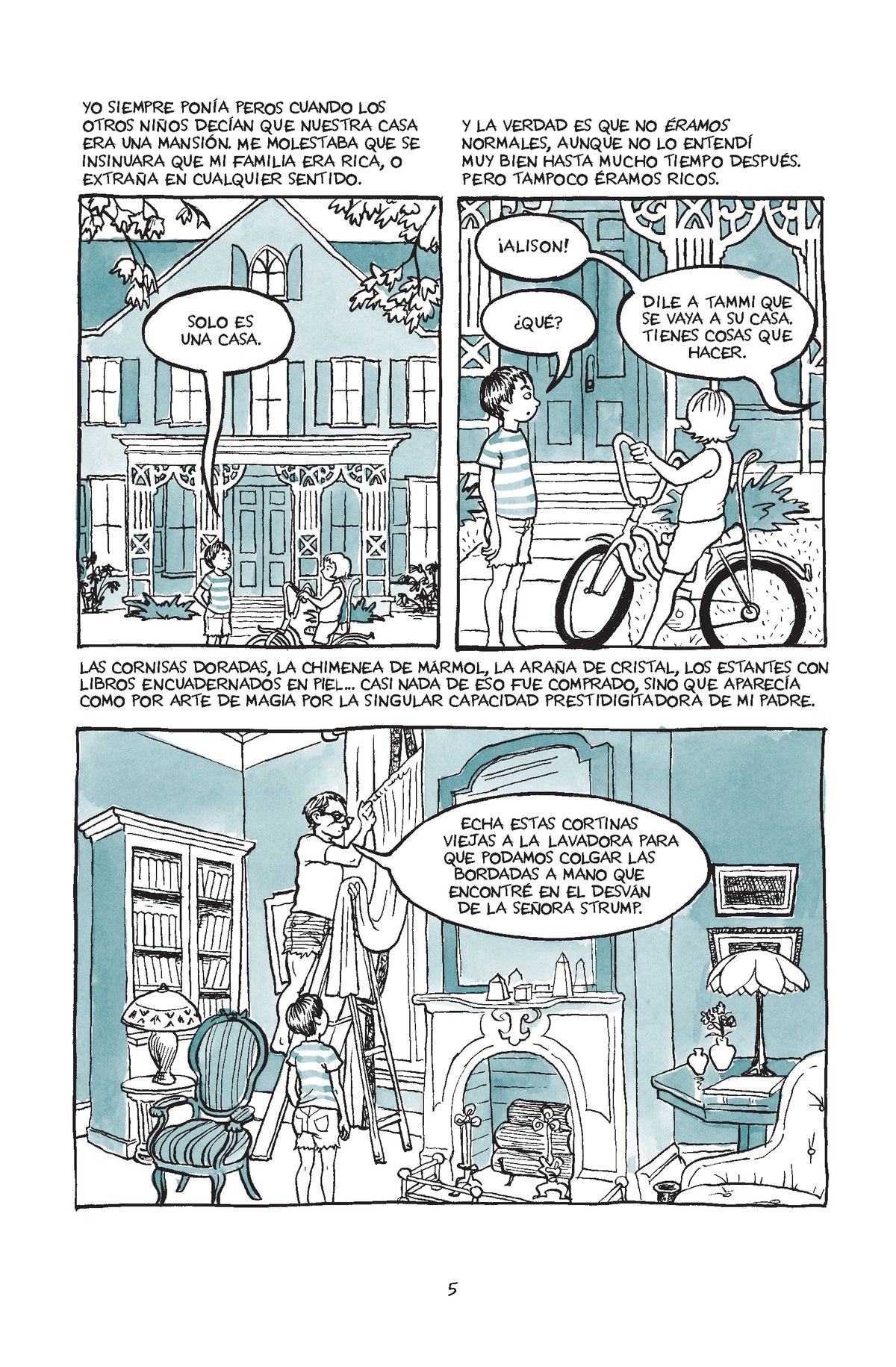 Fun Home (Spanish Edition) interior 5 (ISBN 9786073142625)