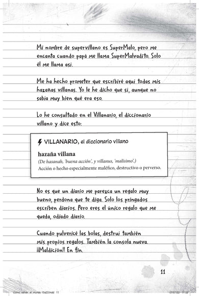 Instrucciones para dominar el mundo. Diario de un supervillano / Instructions on How to Rule the World. Diary of a Supervillain interior 4 (ISBN 9786073821117)