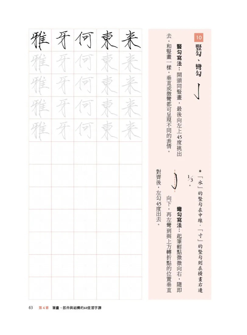 如何寫硬筆美字：38種基本筆畫、60組部件結構系統性練字，200種部件位置、1000字美感顯著升級！ 平裝書 Paperback