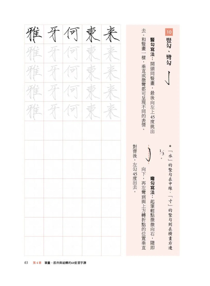 如何寫硬筆美字：38種基本筆畫、60組部件結構系統性練字，200種部件位置、1000字美感顯著升級！ 平裝書 Paperback