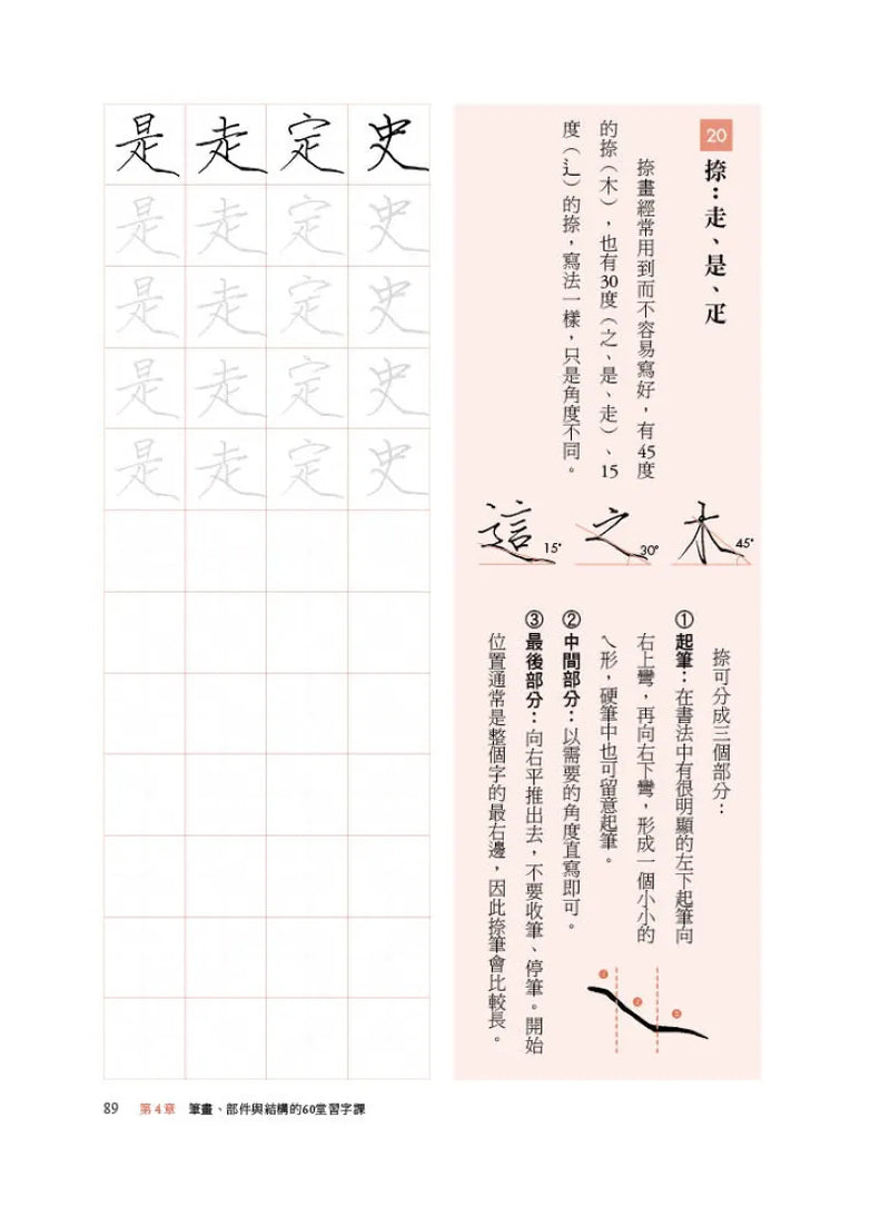 如何寫硬筆美字：38種基本筆畫、60組部件結構系統性練字，200種部件位置、1000字美感顯著升級！ 平裝書 Paperback