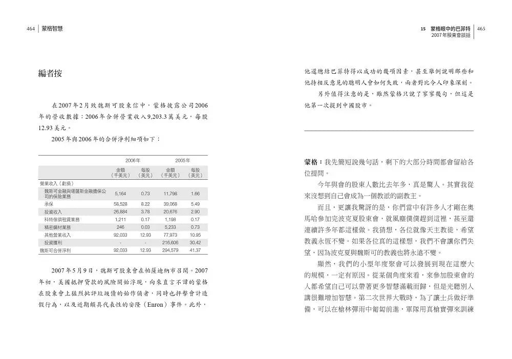 蒙格智慧 (Charles T. Munger)-非故事: 人物傳記 Biography-買書書 BuyBookBook