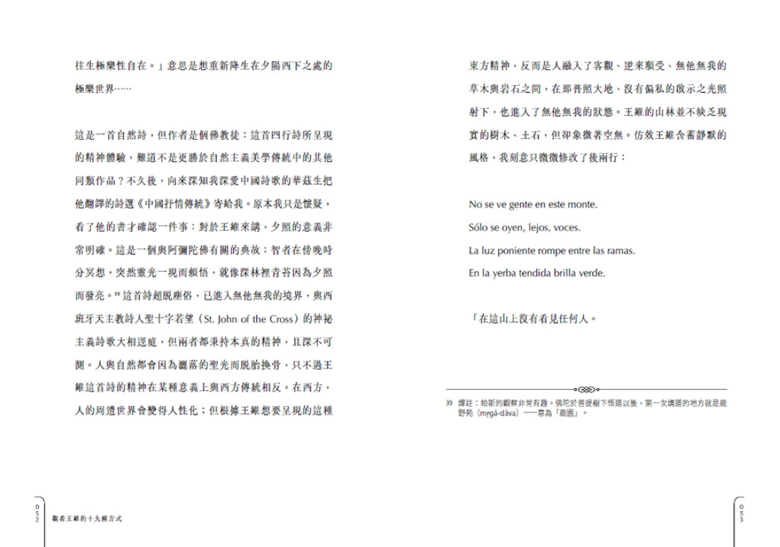 觀看王維的十九種方式 精裝書 Hardback