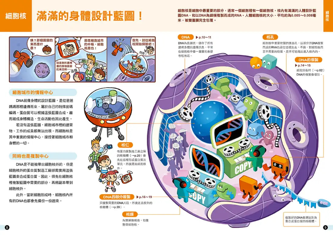 細胞城市大冒險（中小學生必備細胞生物學入門圖鑑） 平裝書 Paperback
