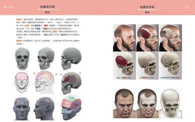 藝用3D表情解剖書：透視五官表情的結構與造型 精裝書 Hardback