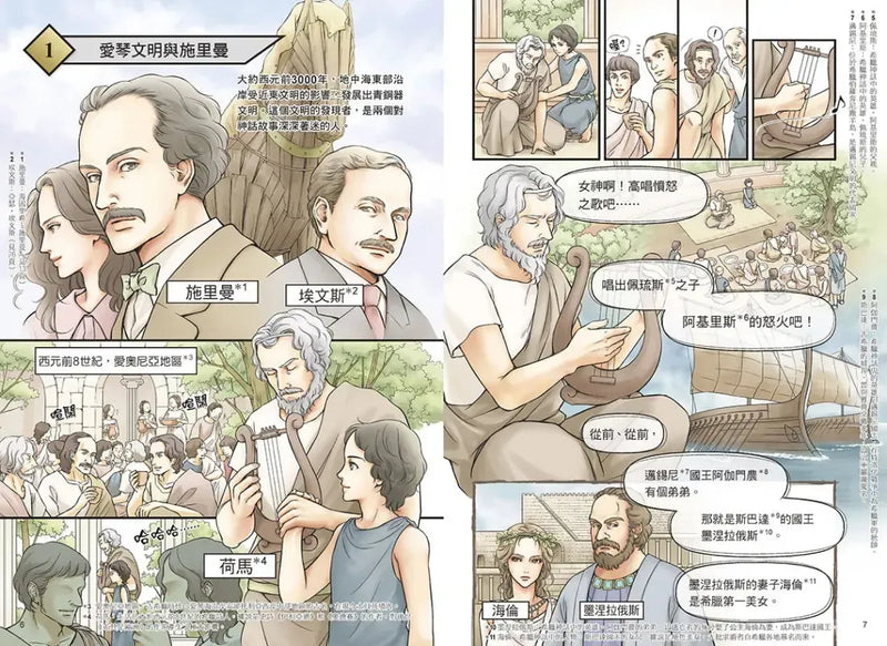 增訂版全彩漫畫世界歷史．第2卷：希臘、羅馬與地中海世界 精裝書 Hardback