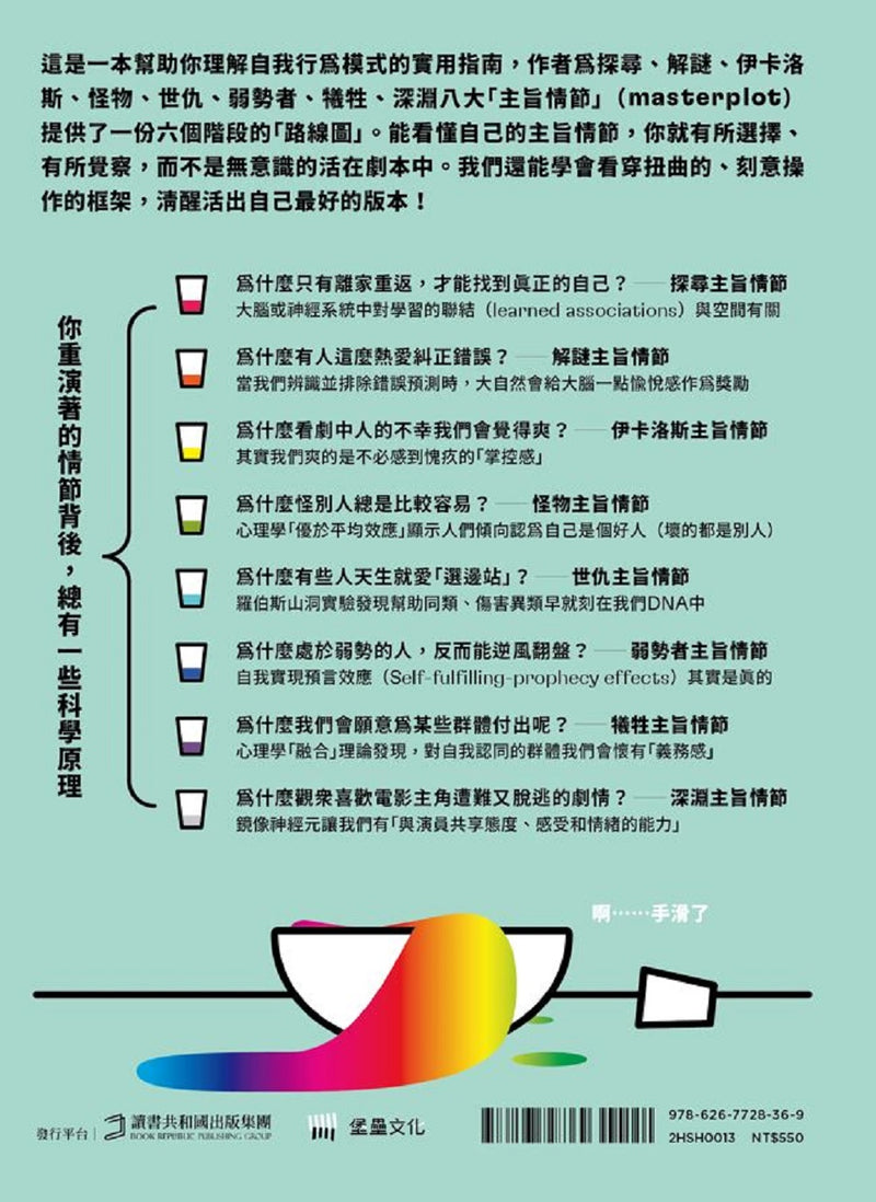 別擔心，你只是活在一個情節裡：拆解八大主旨情節，看懂你不斷重演的人生劇本與行為模式 平裝書 Paperback