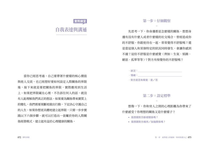 彈性界限：結合腦科學x認知心理學x日常練習，建立心靈防護罩 平裝書 Paperback