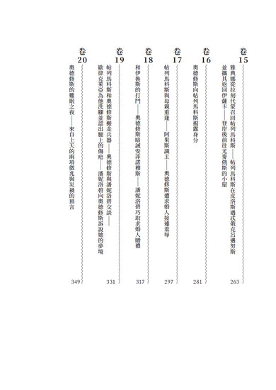 奧德賽（名導諾蘭史詩大片原著，唯一主張【奧德賽作者是女性】傳奇譯本）