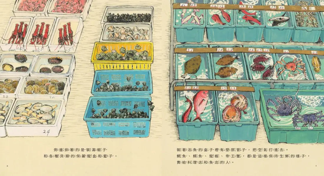 魚市場（注音版） 精裝書 Hardback