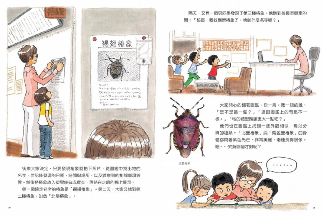我們的椿象圖鑑─惱人的蟲蟲變成大家的寶貝(隨書附「我的圖鑑」紀錄單) 精裝書 Hardback