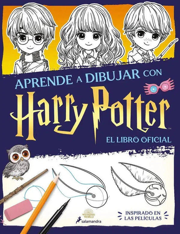 Aprende a dibujar con Harry Potter (libro oficial). Inspirado en las películas / The Official Harry Potter How to Draw-Children’s interactive and activity: drawing, colouring and painting-買書書 BuyBookBook