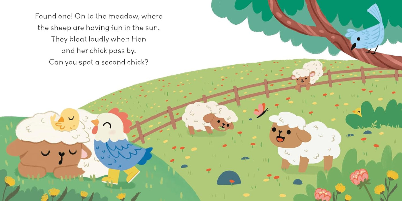 Hen's Farm Friends (First Book And Wooden Puzzle)