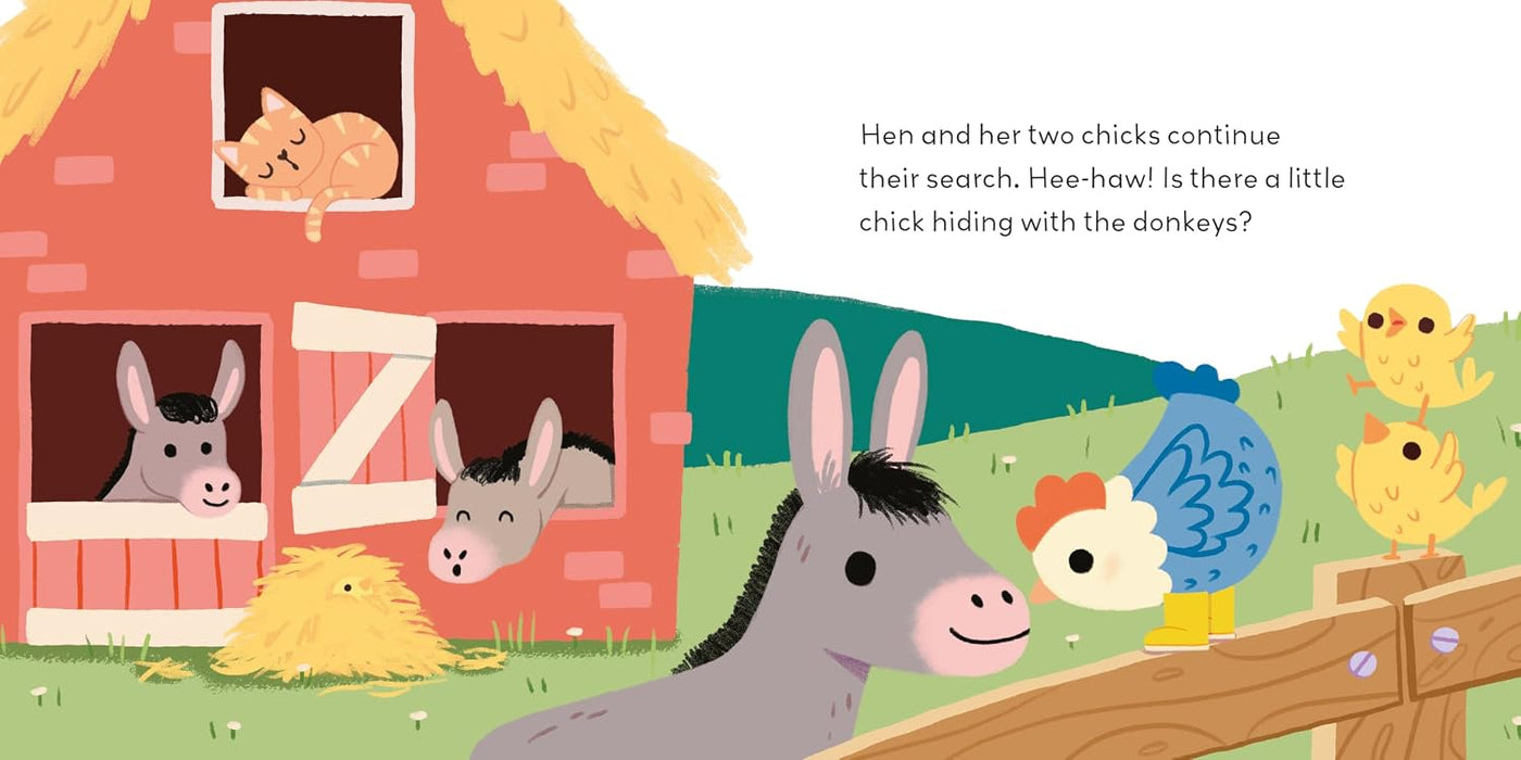 Hen's Farm Friends (First Book And Wooden Puzzle)