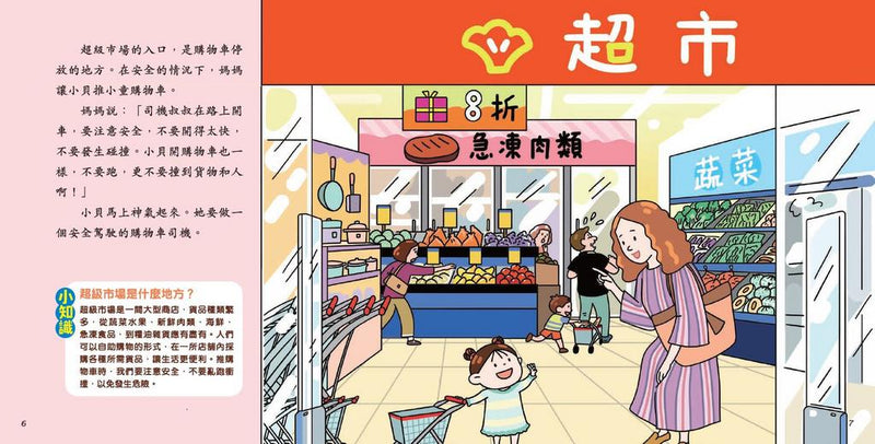 幼兒社區探索系列：超級市場-非故事: 常識通識 General Knowledge-買書書 BuyBookBook