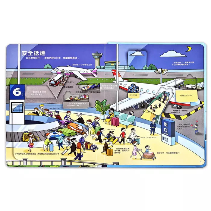 趣味科學知識翻翻書：揭秘機場-非故事: 科學科技 Science & Technology-買書書 BuyBookBook