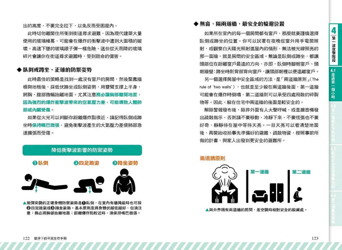 戰爭下的平民生存手冊：懂這些，才能撐過黃金48小時【關鍵時刻救你，也救家人】(附緊急避難檢查卡) 平裝書 Paperback