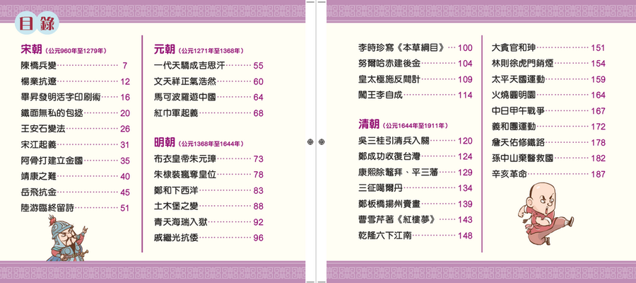 中華五千年故事(4)：宋、元、明、清 [孩子愛讀的漫畫中國歷史] (園丁文化)-Children’s / Teenage general interest: History and Warfare-買書書 BuyBookBook