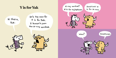 Zebra and Yak: The Backwards Alphabet Book US - Hardback