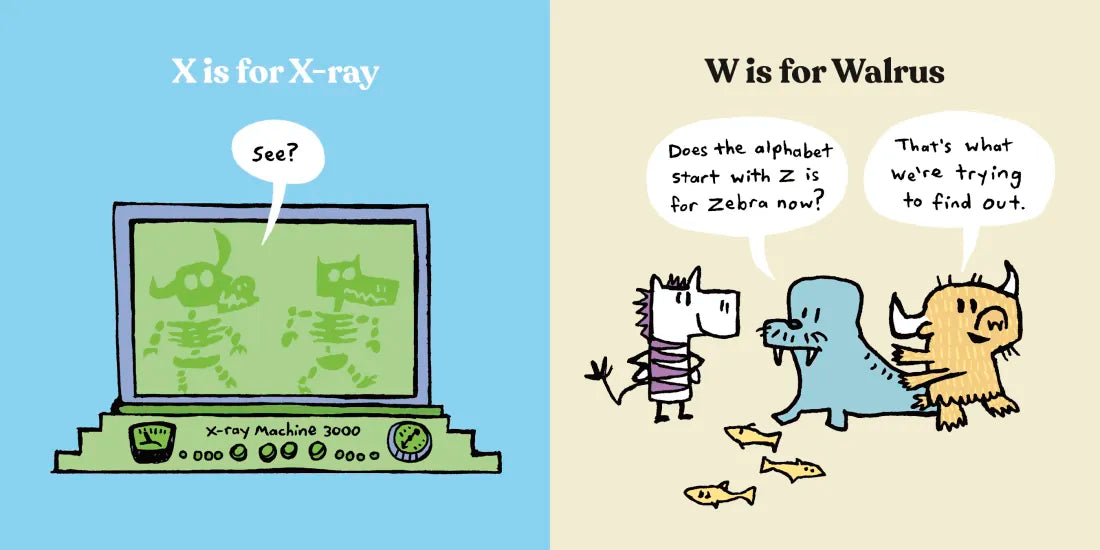 Zebra and Yak: The Backwards Alphabet Book US - Hardback