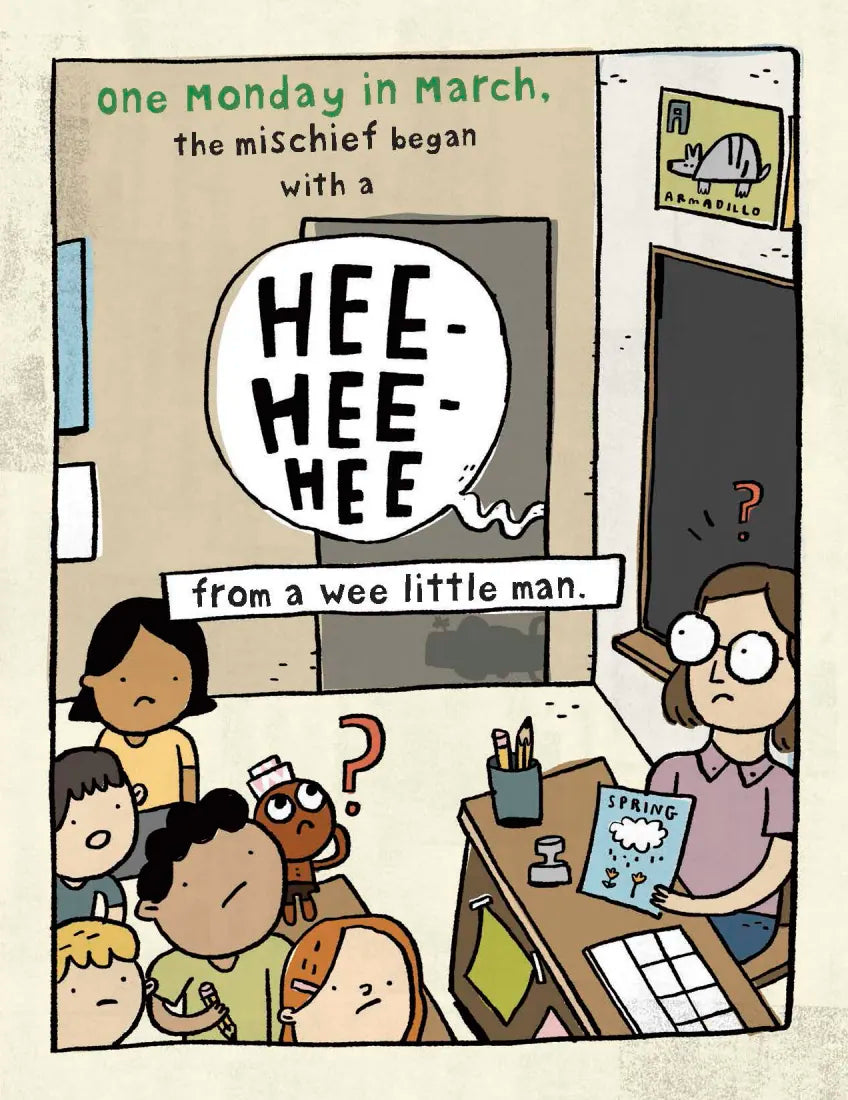 The Gingerbread Man and the Leprechaun Loose at School US - Hardback