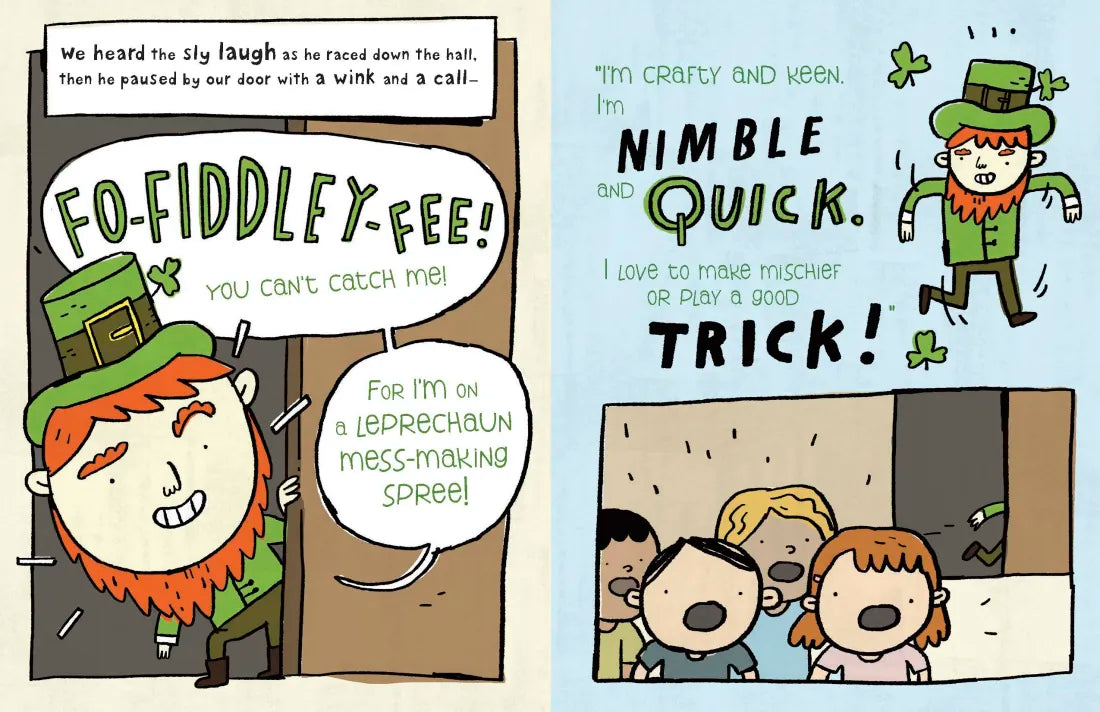 The Gingerbread Man and the Leprechaun Loose at School US - Hardback
