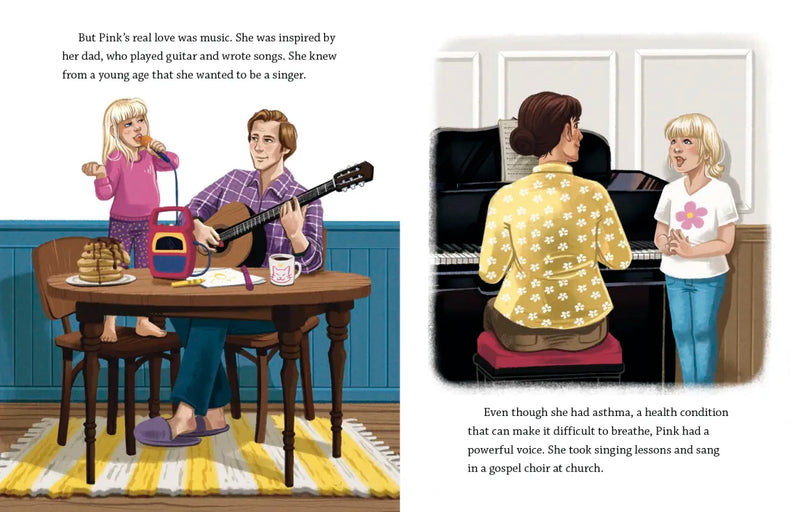 Pink: A Little Golden Book Biography US - Hardback