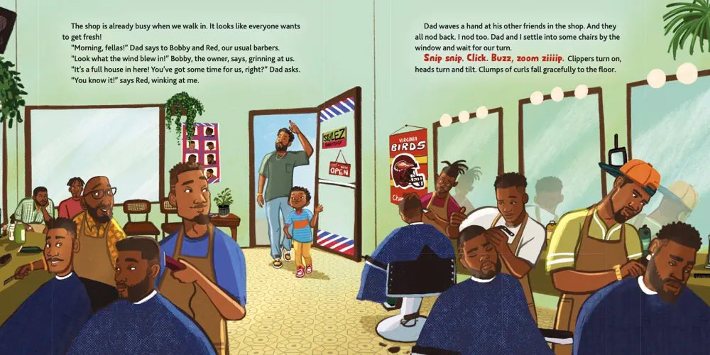 Haircut Day with Dad US - Hardback