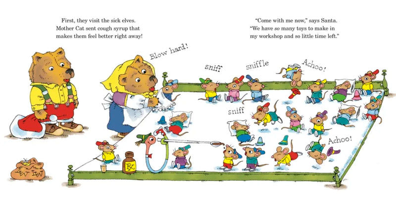 Richard Scarry's Lowly Worm Saves Christmas! US - Hardback (9798217029310)