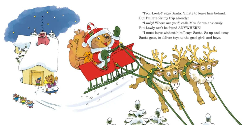 Richard Scarry's Lowly Worm Saves Christmas! US - Hardback (9798217029310)