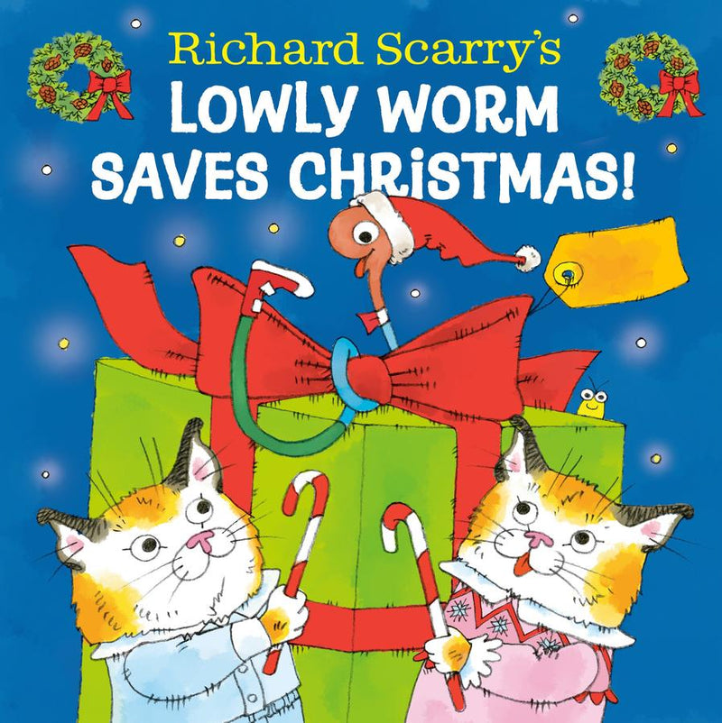 Richard Scarry's Lowly Worm Saves Christmas!-Children’s / Teenage fiction: General and modern fiction-買書書 BuyBookBook