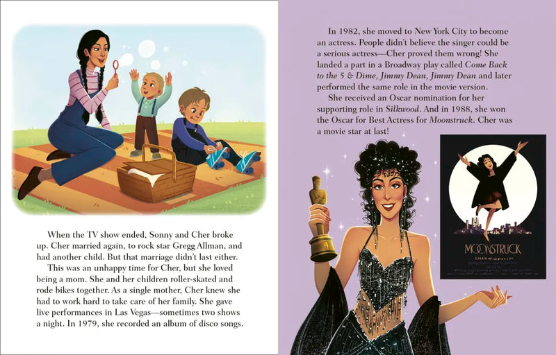 Cher: A Little Golden Book Biography US - Hardback