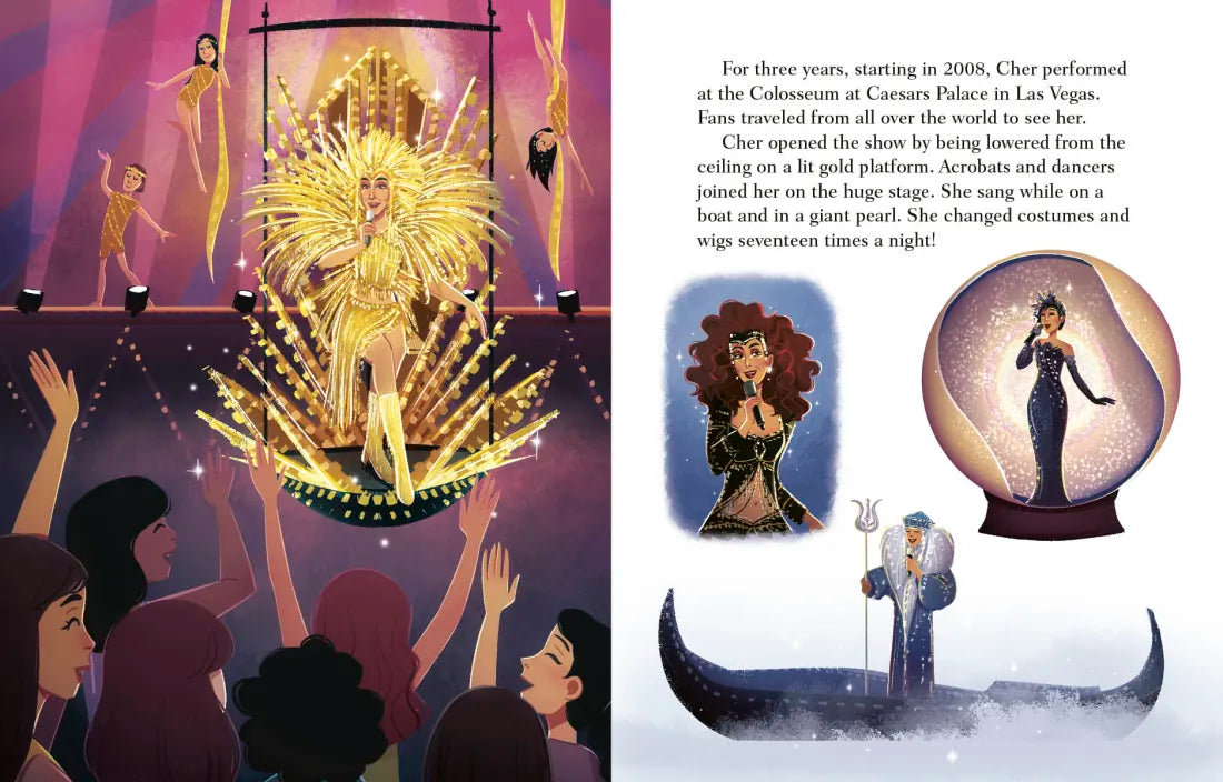 Cher: A Little Golden Book Biography US - Hardback