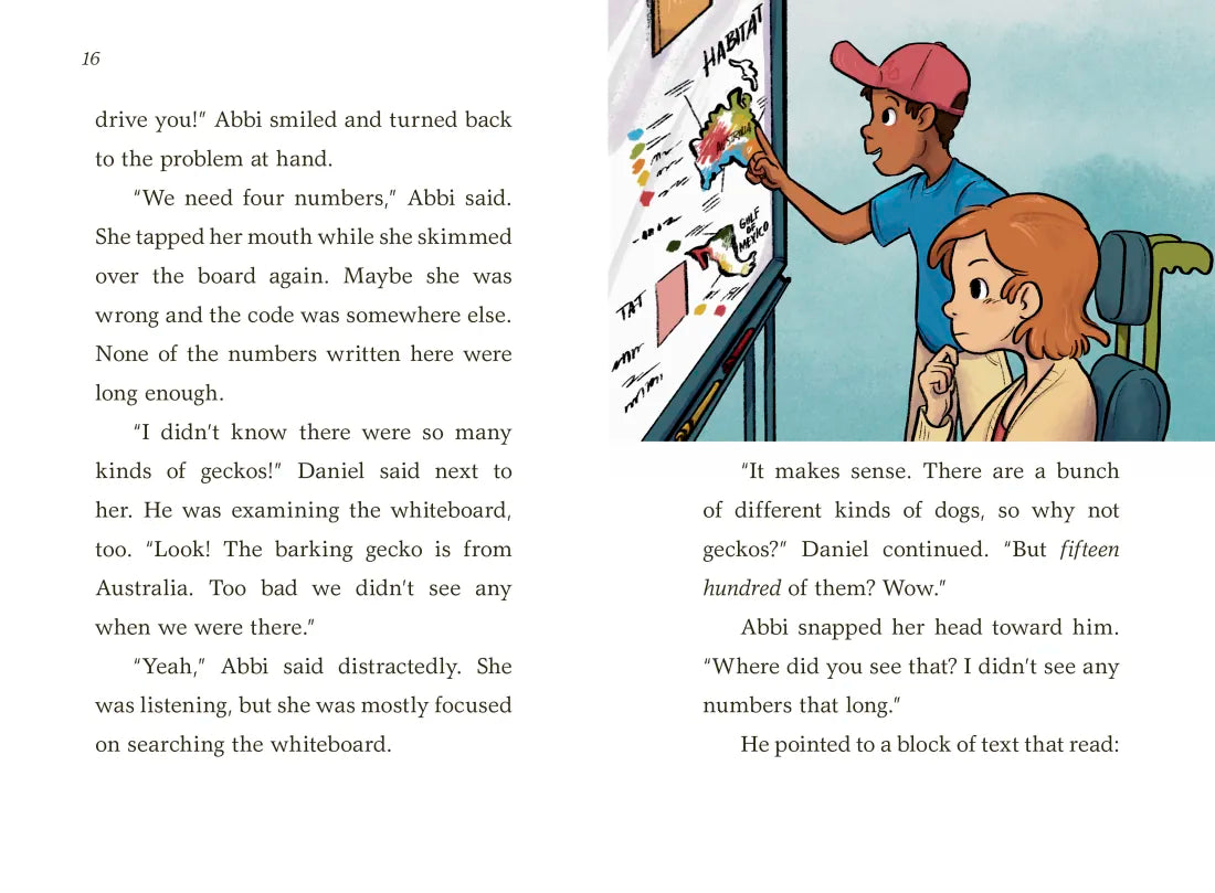 A to Z Animal Mysteries #7: The Gecko Escape Room US - Hardback