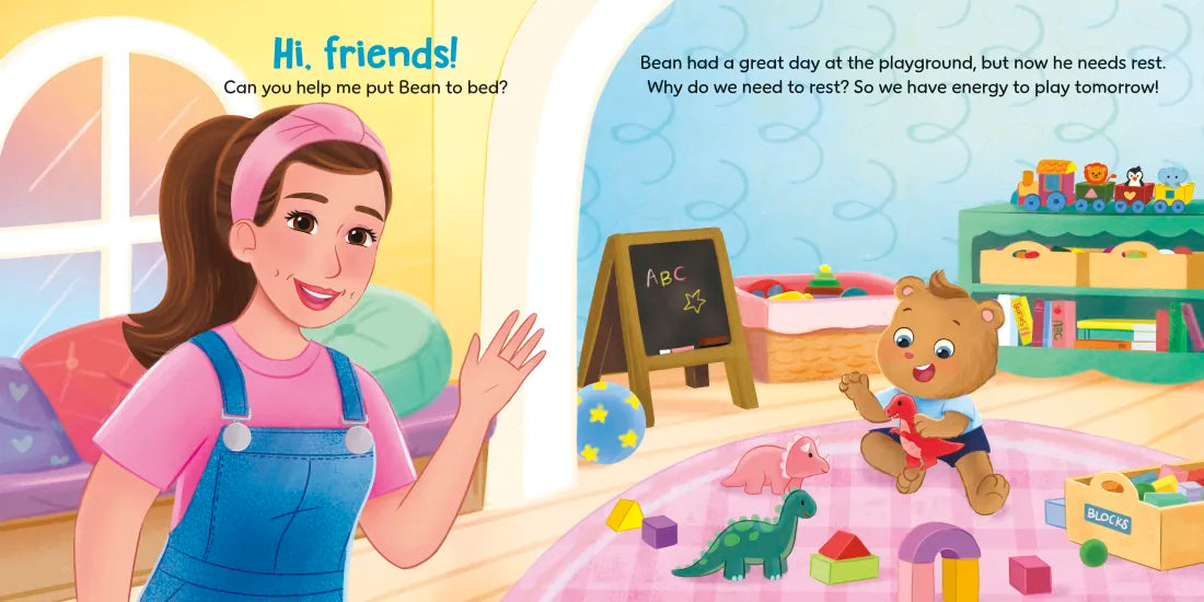 Ms. Rachel and Bean and the Bedtime Routine: Encouraging a Calm and Comforting Good Night US - Hardback