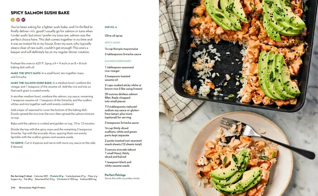 Skinnytaste High Protein US - Hardback